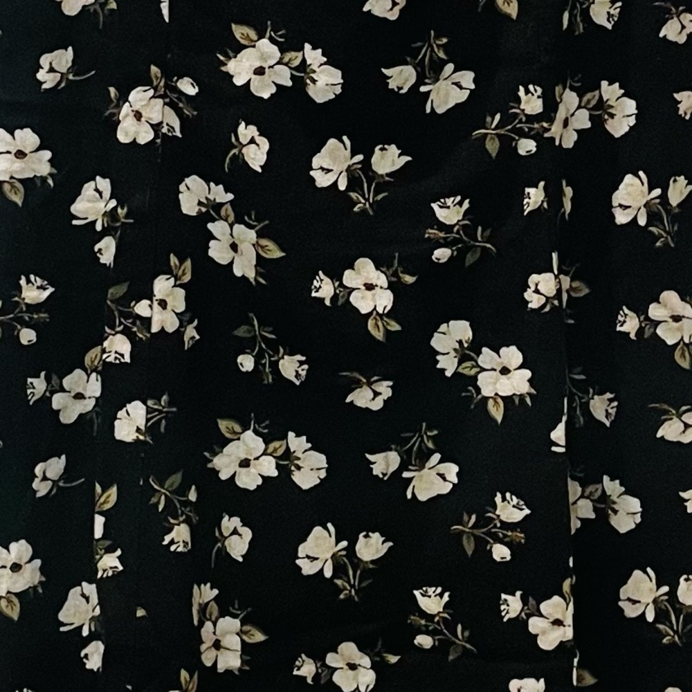 NEW…Old Navy Floral Linen Blend Dress - Picture 5 of 5